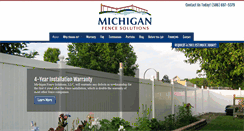 Desktop Screenshot of myfencesolution.com